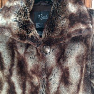 Regal Faux Fur - Chinchilla coat, XS